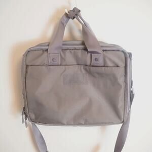 Dagne Dover Berlin Travel Brief Case in Ash 16" Laptop Bag Messenger Like New